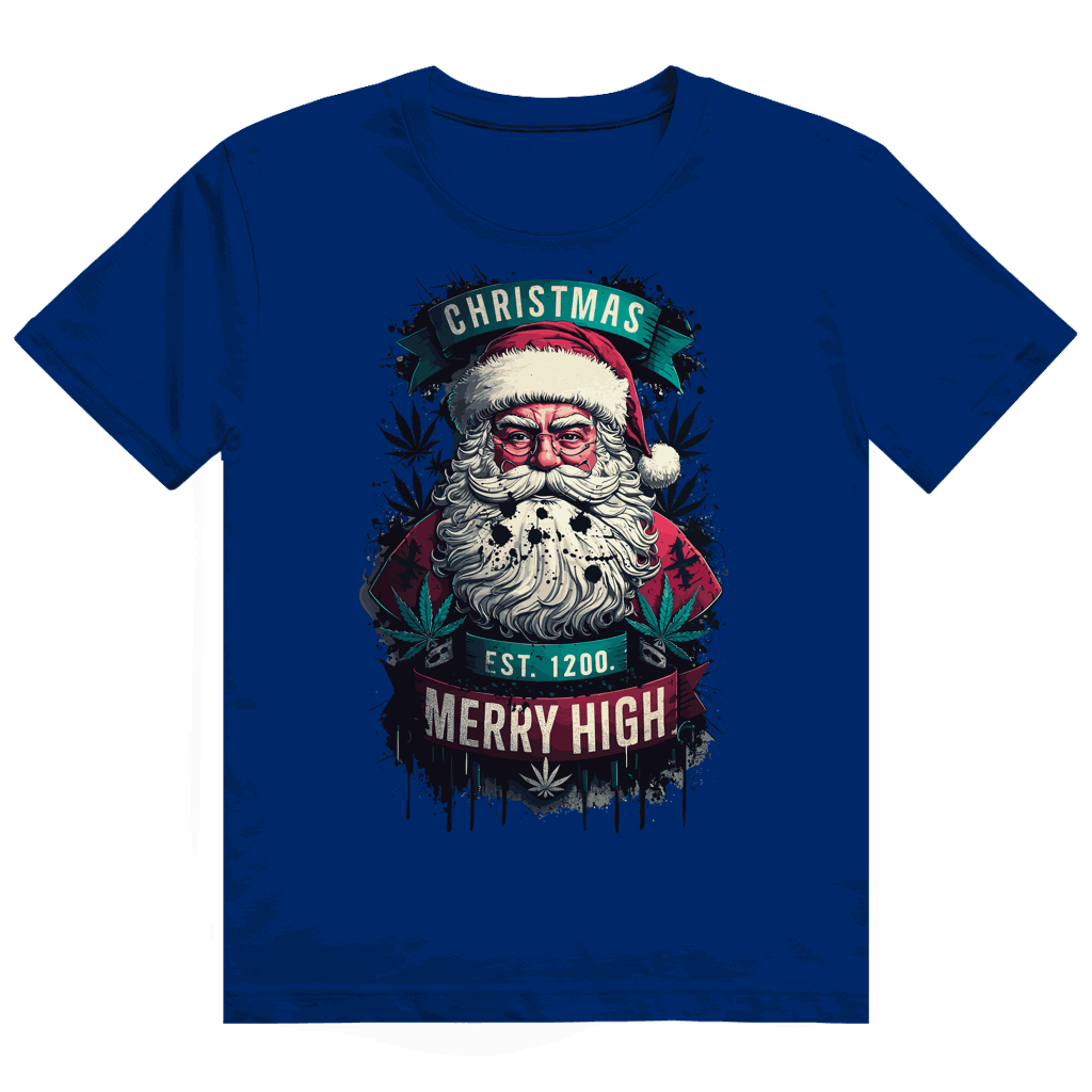 Heavy Cotton T-Shirt - Christmas Merry High | Division420®