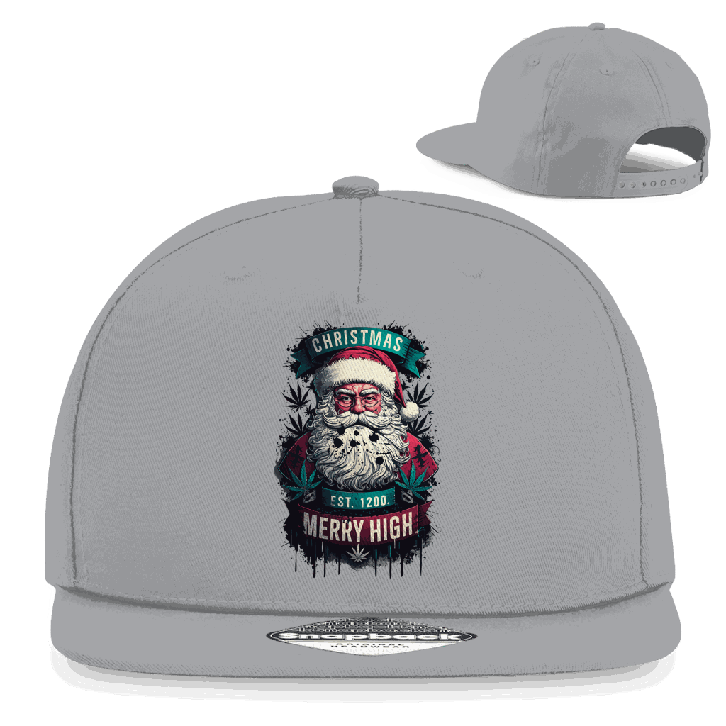 Snapback Rapper Cap - Christmas Merry High | Division420®
