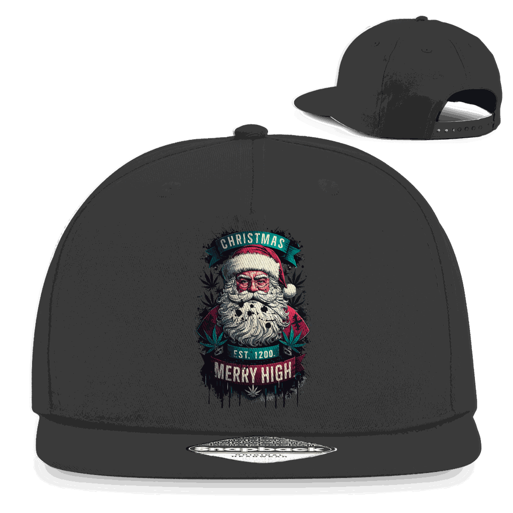 Snapback Rapper Cap - Christmas Merry High | Division420®