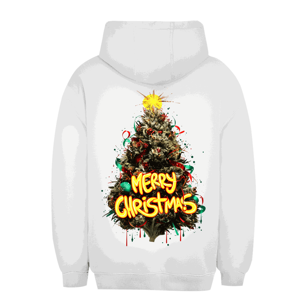 Unisex Oversize Hoodie von Division420 mit Weihnachtsbaum-Design, urbaner Style und nachhaltig gefertigt