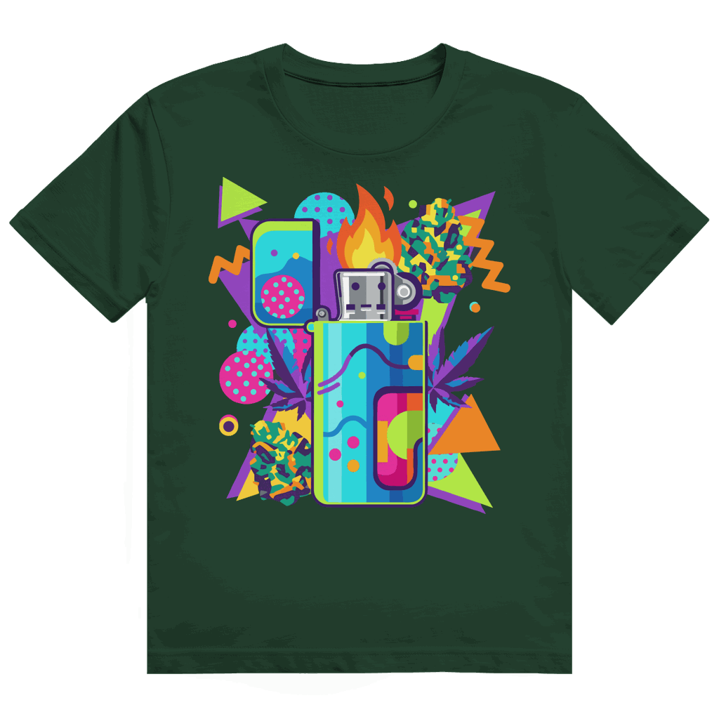 Heavy Cotton T-Shirt - Flame On Art Print | Division420®
