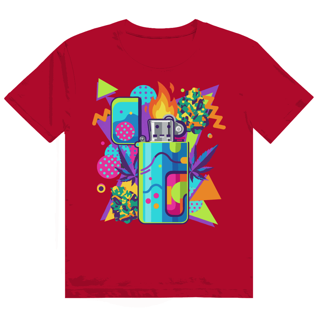 Heavy Cotton T-Shirt - Flame On Art Print | Division420®