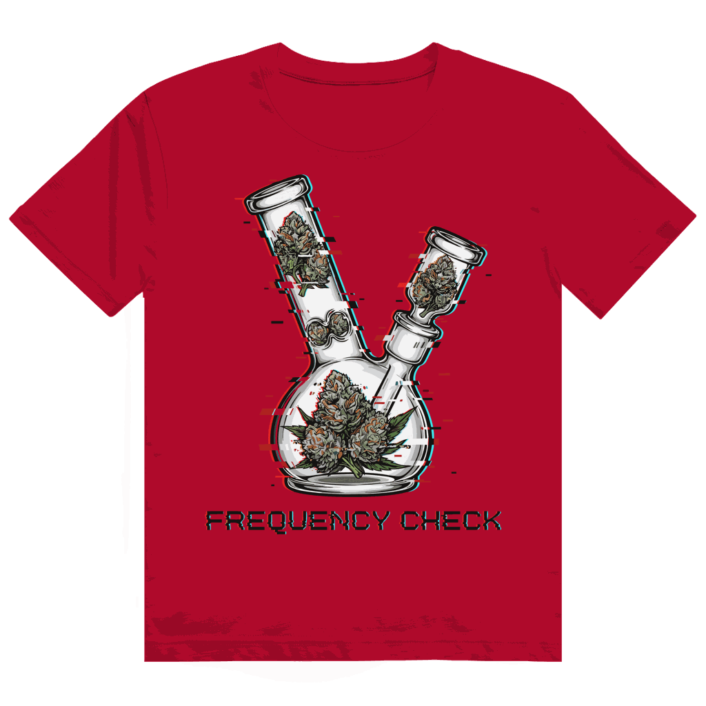 Heavy Cotton T-Shirt - Frequency Check | Division420®