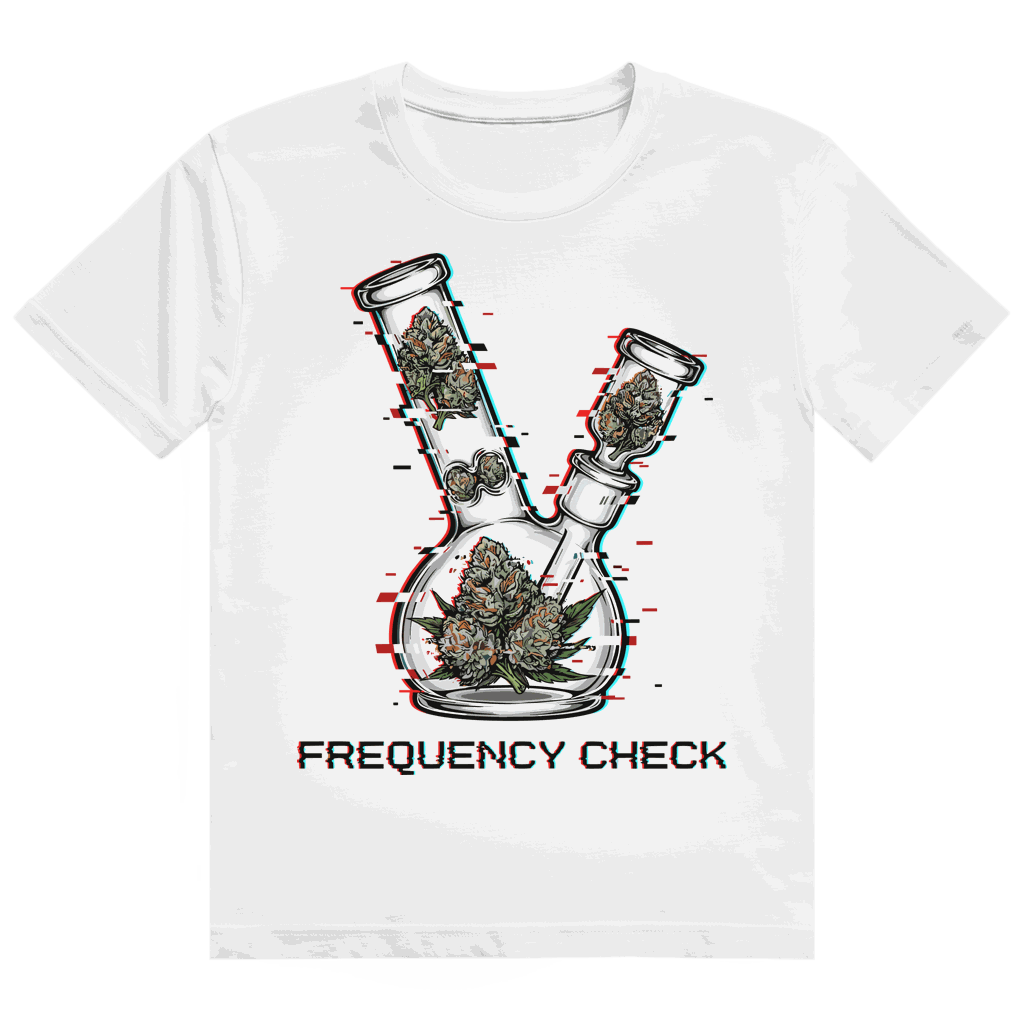 Größentabelle für Division420 Heavy Cotton T-Shirt Frequency Check