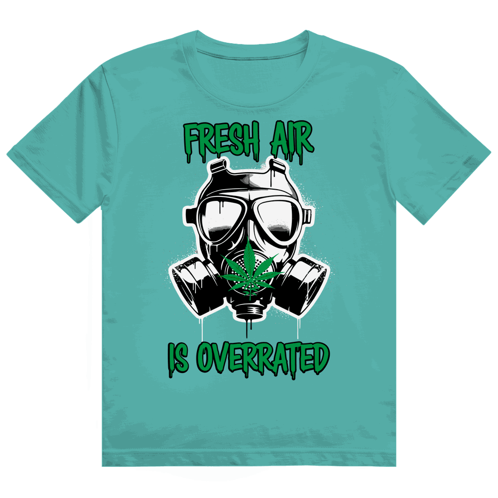 Heavy Cotton T-Shirt - Fresh Air is Overrated | Division420®