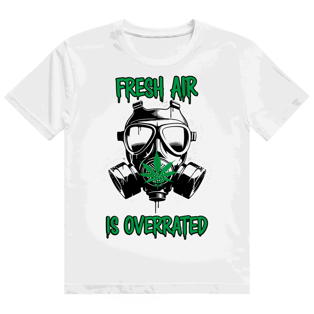 Heavy Cotton T-Shirt - Fresh Air is Overrated | Division420®