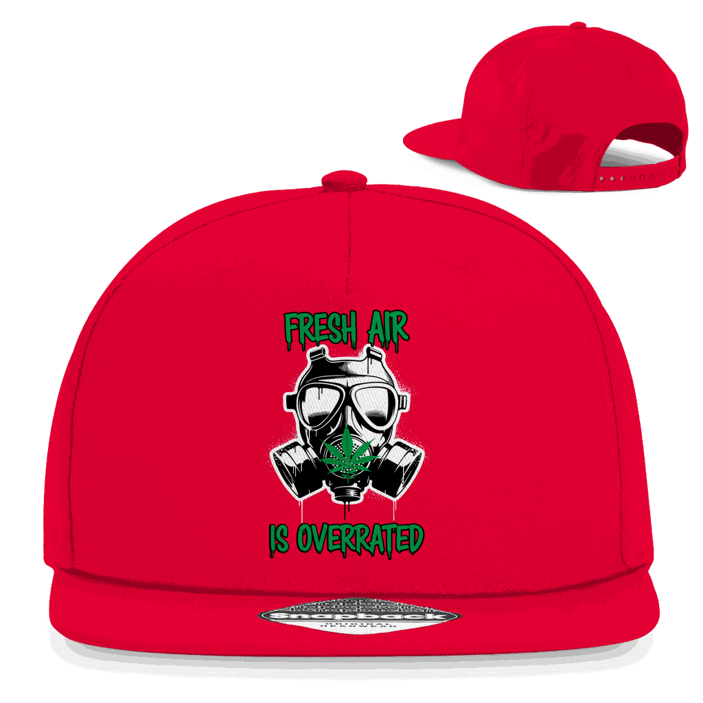 Snapback Rapper Cap - Fresh Air is Overrated | Division420®