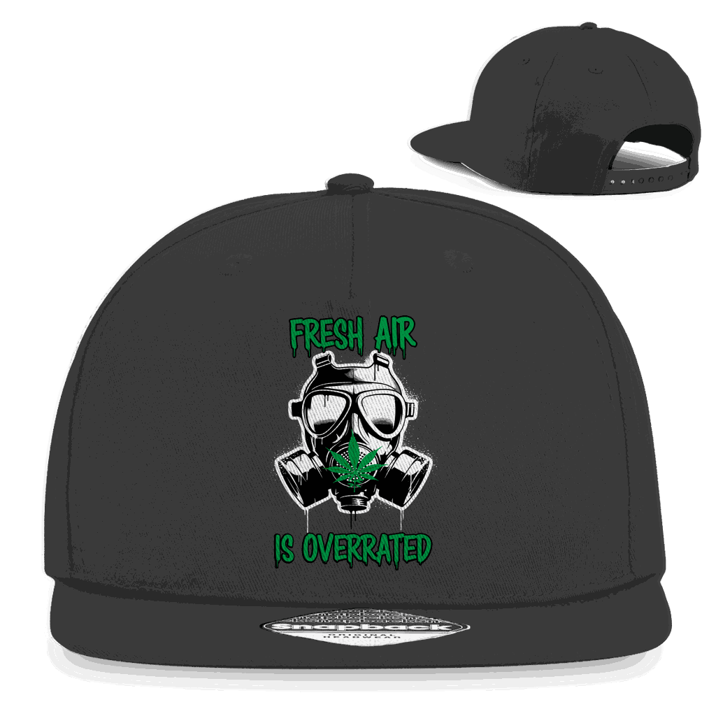 Snapback Rapper Cap - Fresh Air is Overrated | Division420®
