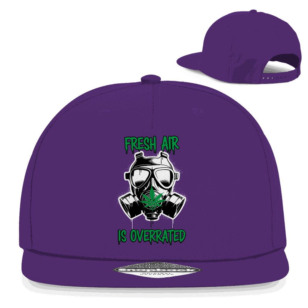 Snapback Rapper Cap - Fresh Air is Overrated | Division420®