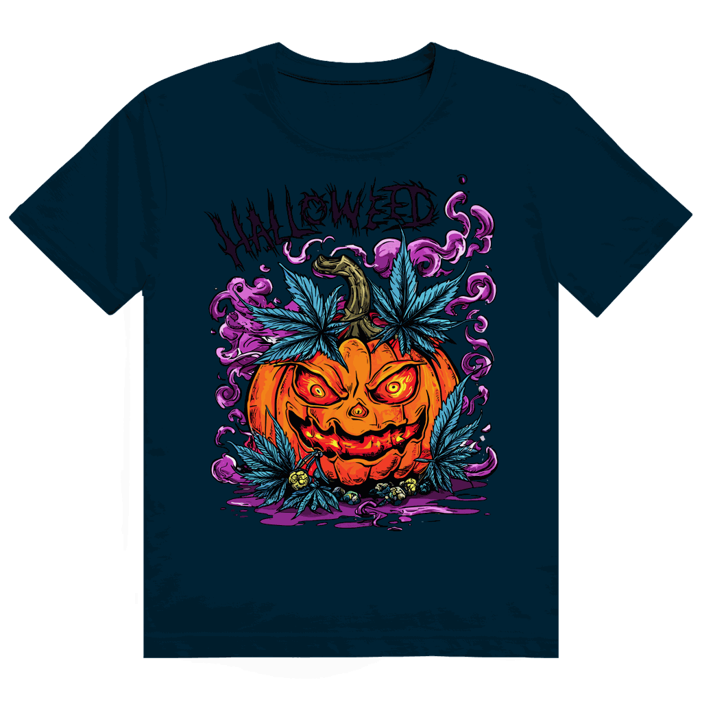 Heavy Cotton T-Shirt - Halloweed Pumpkin | Division420®