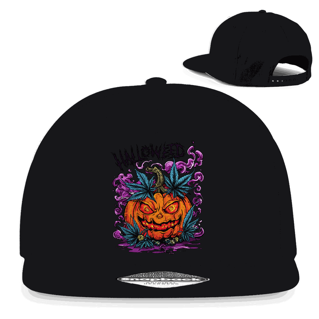 Snapback Rapper Cap - Halloweed Pumpkin | Division420®
