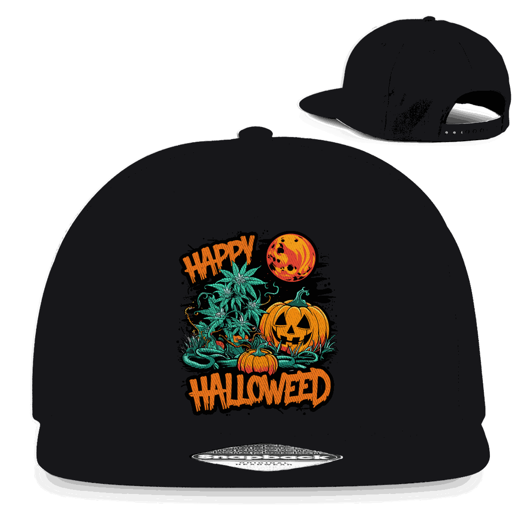 Snapback Rapper Cap - Happy Halloweed | Division420®