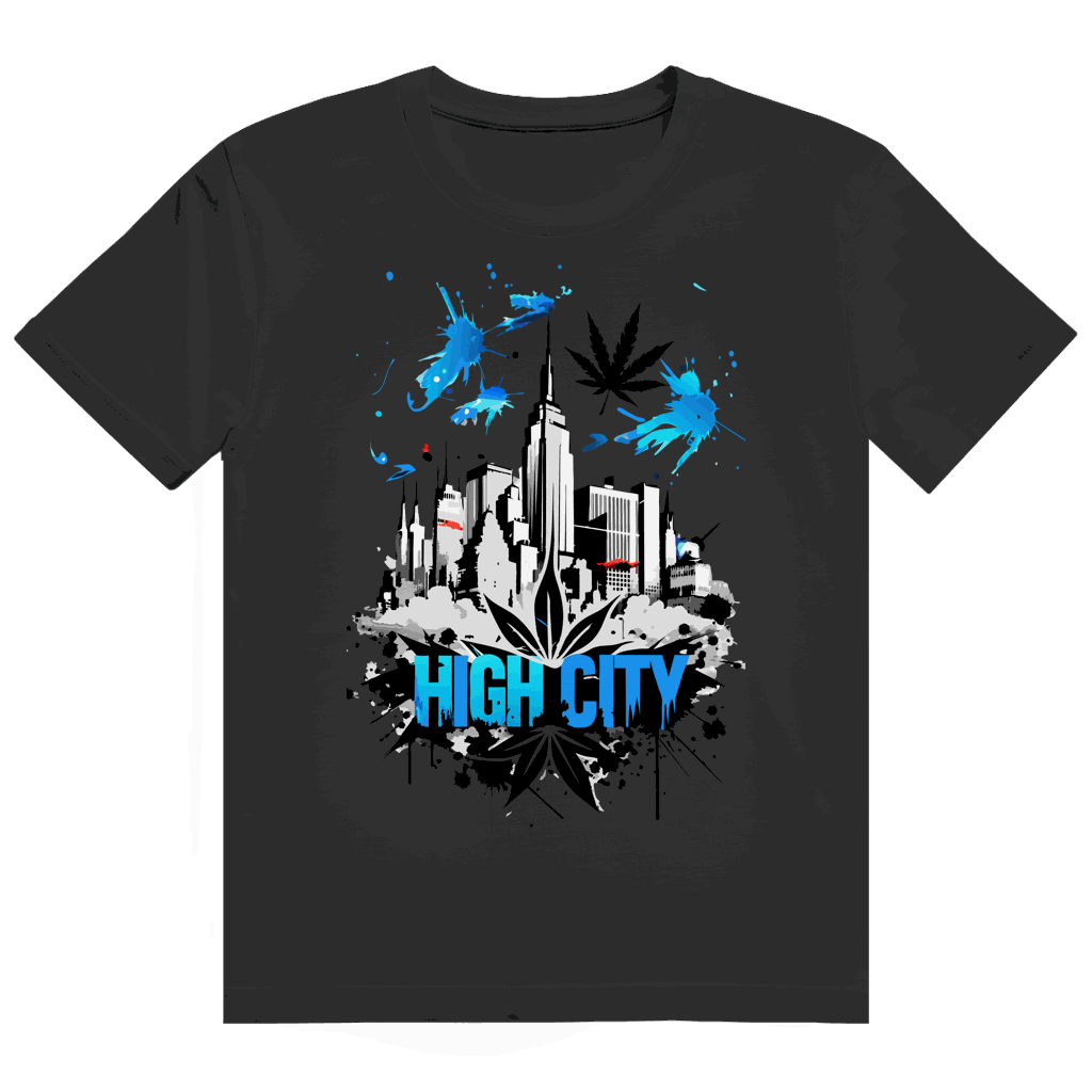 Heavy Cotton T-Shirt - High City Art Print | Division420®