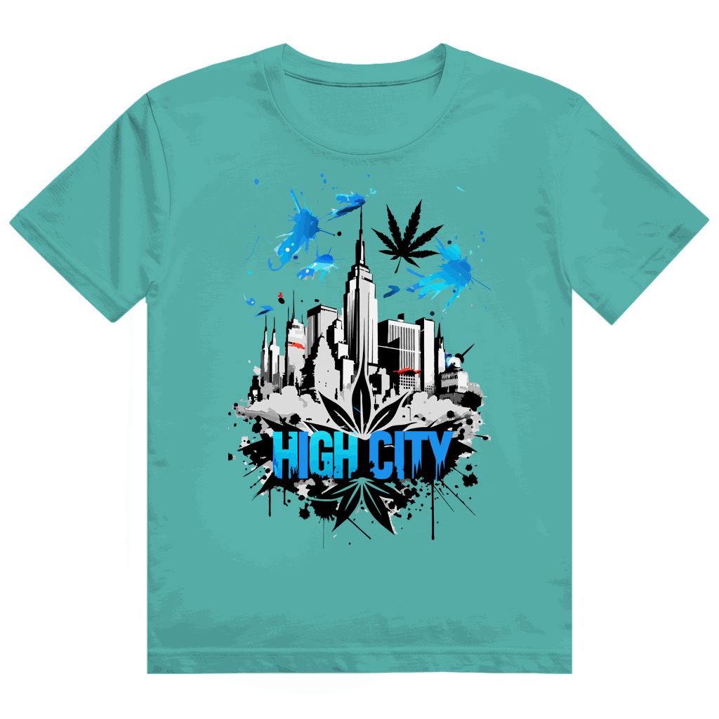 Heavy Cotton T-Shirt - High City Art Print | Division420®