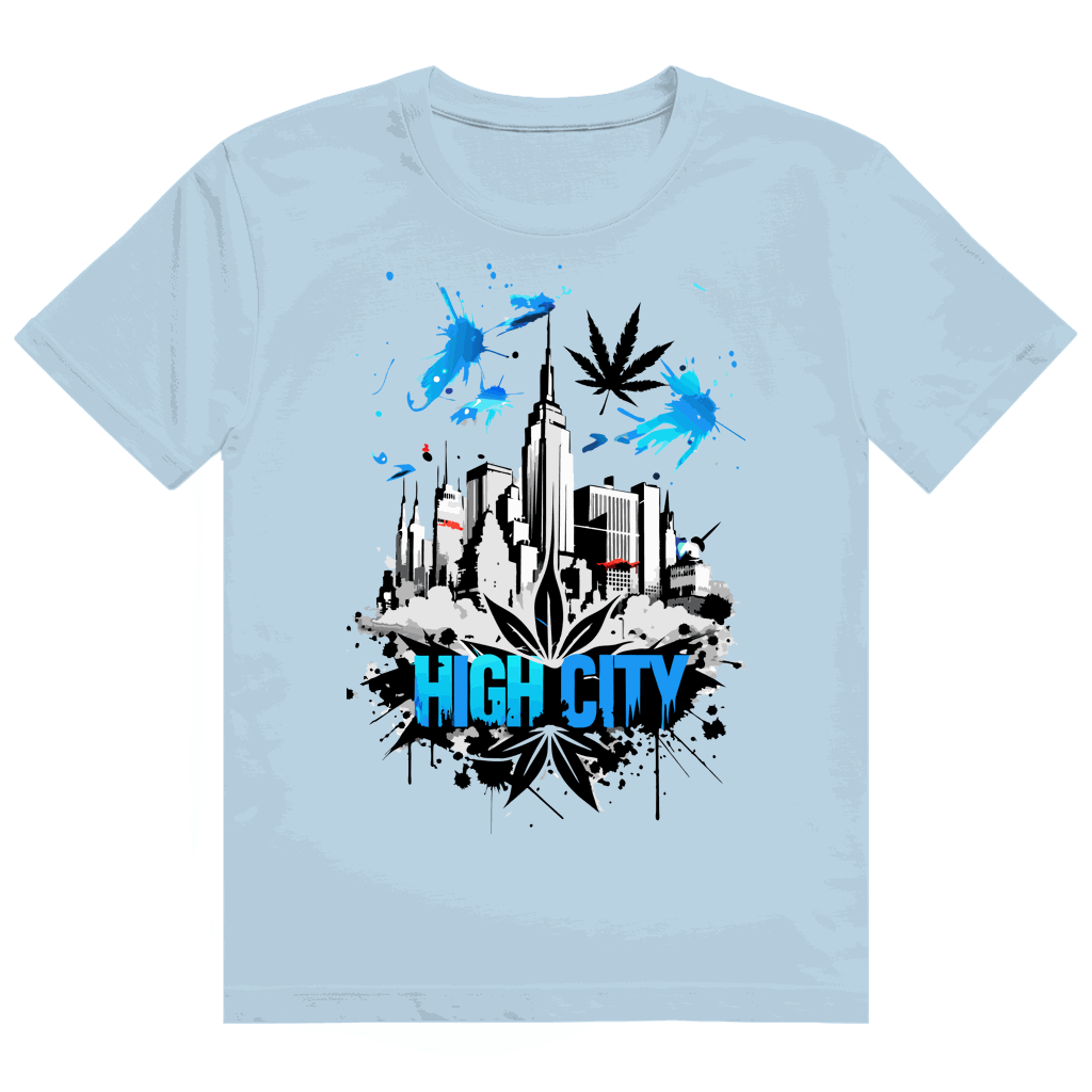 Heavy Cotton T-Shirt - High City Art Print | Division420®