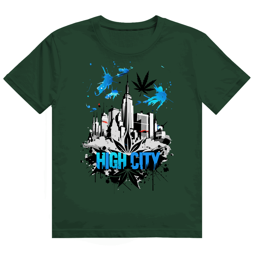Heavy Cotton T-Shirt - High City Art Print | Division420®