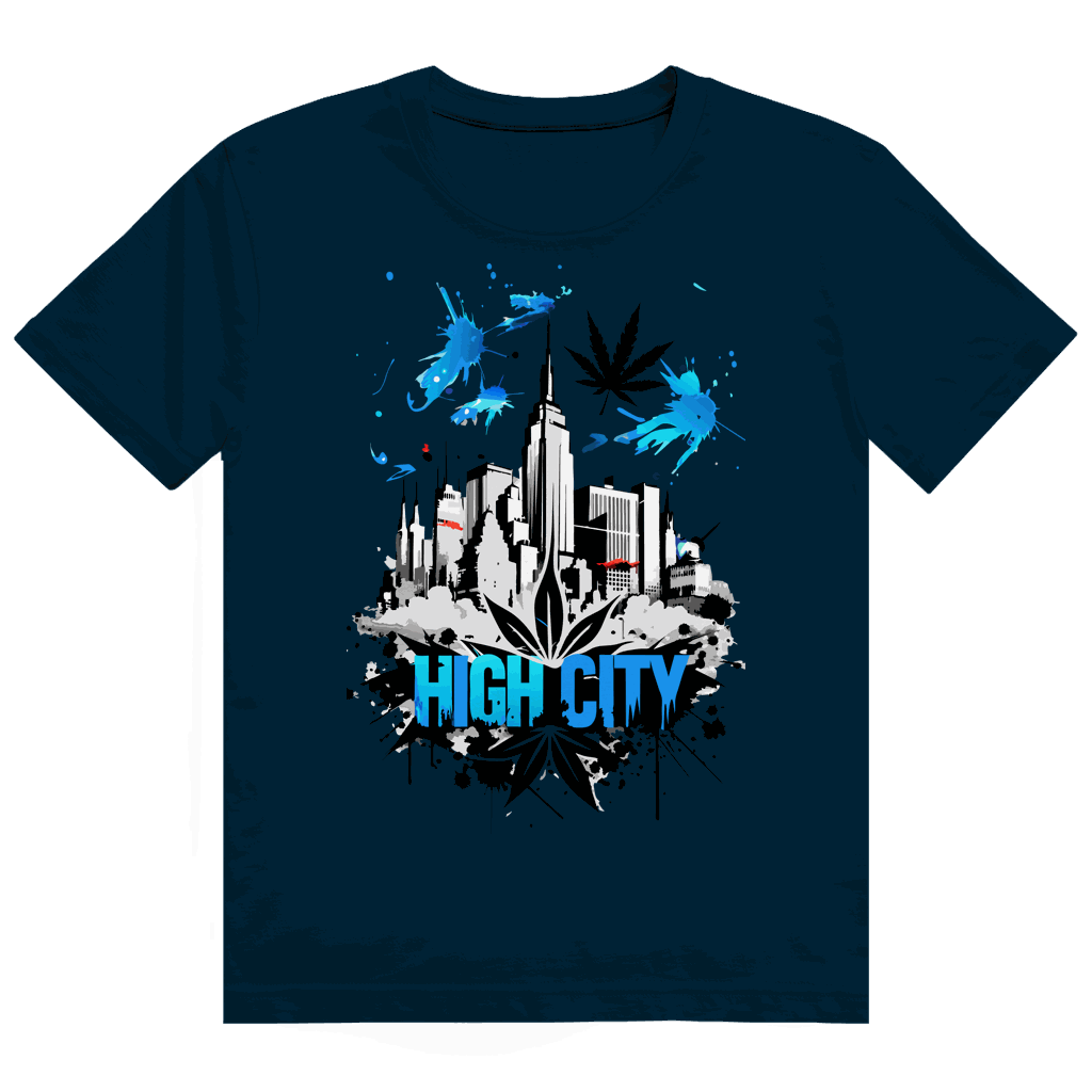 Heavy Cotton T-Shirt - High City Art Print | Division420®