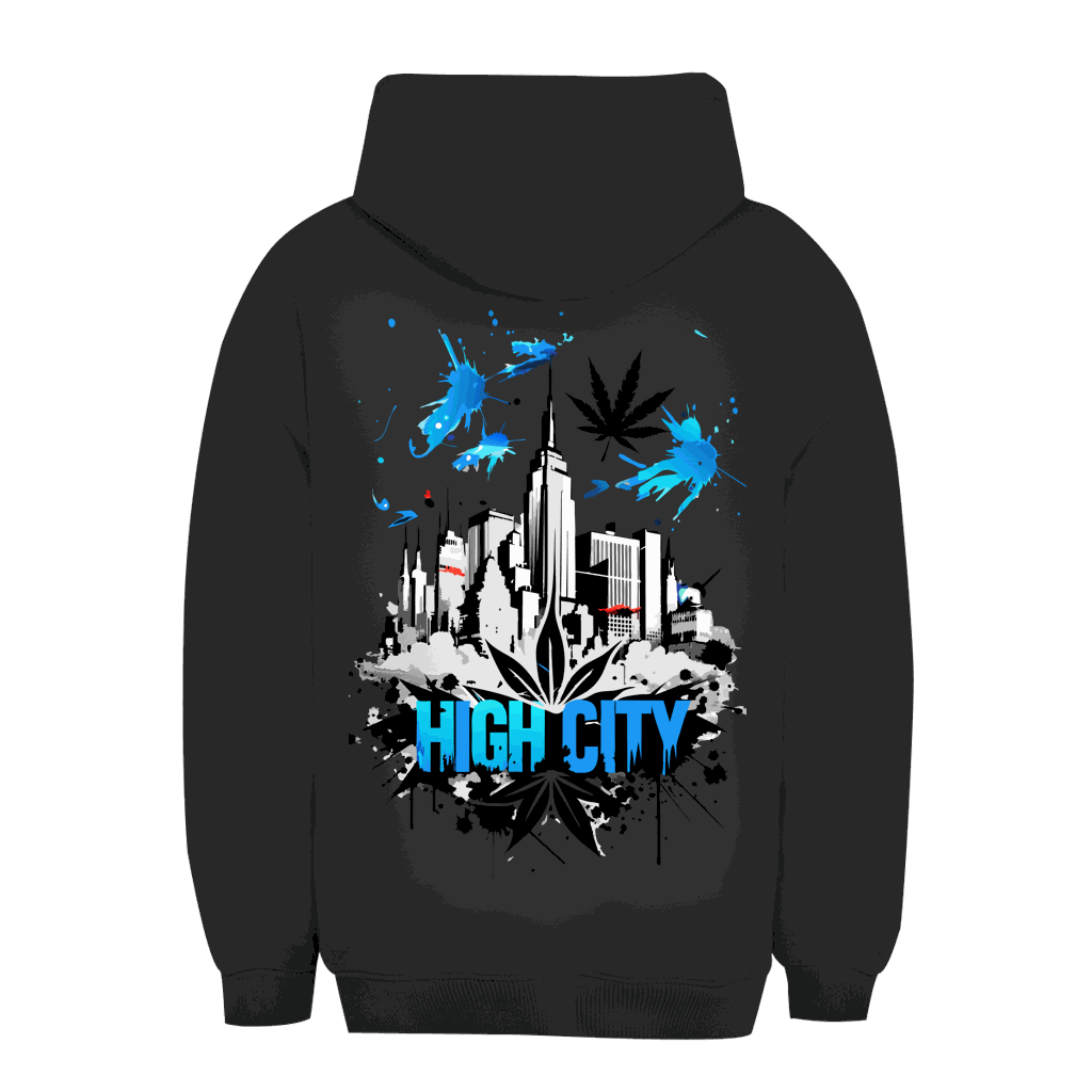Unisex Oversize Hoodie - High City Art Print | Division420®