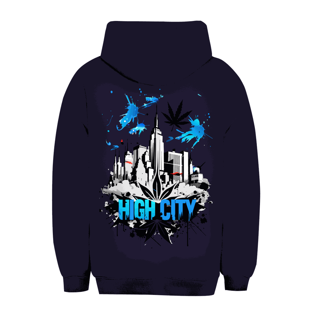 Unisex Oversize Hoodie - High City Art Print | Division420®
