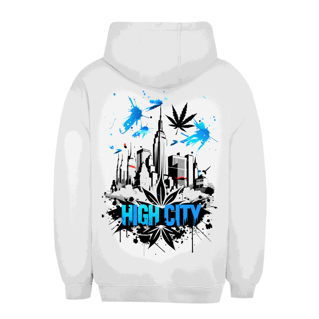 Unisex Oversize Hoodie - High City Art Print | Division420®