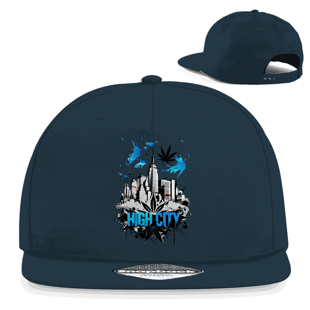 Snapback Rapper Cap - High City Art Print | Division420®