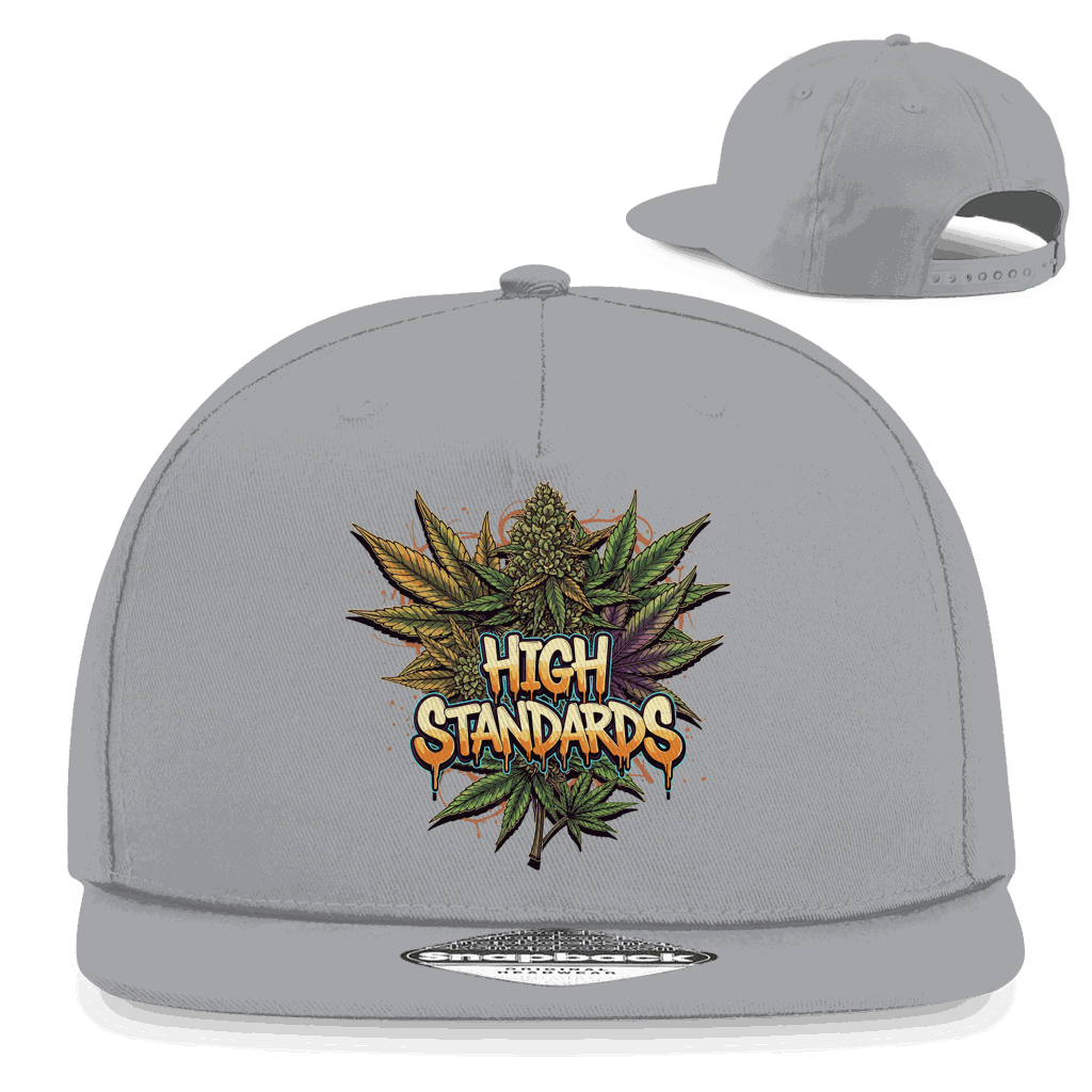 Snapback Rapper Cap - High Standards | Division420®