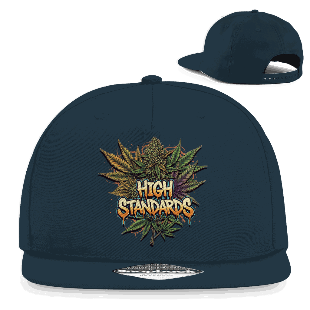 Snapback Rapper Cap - High Standards | Division420®