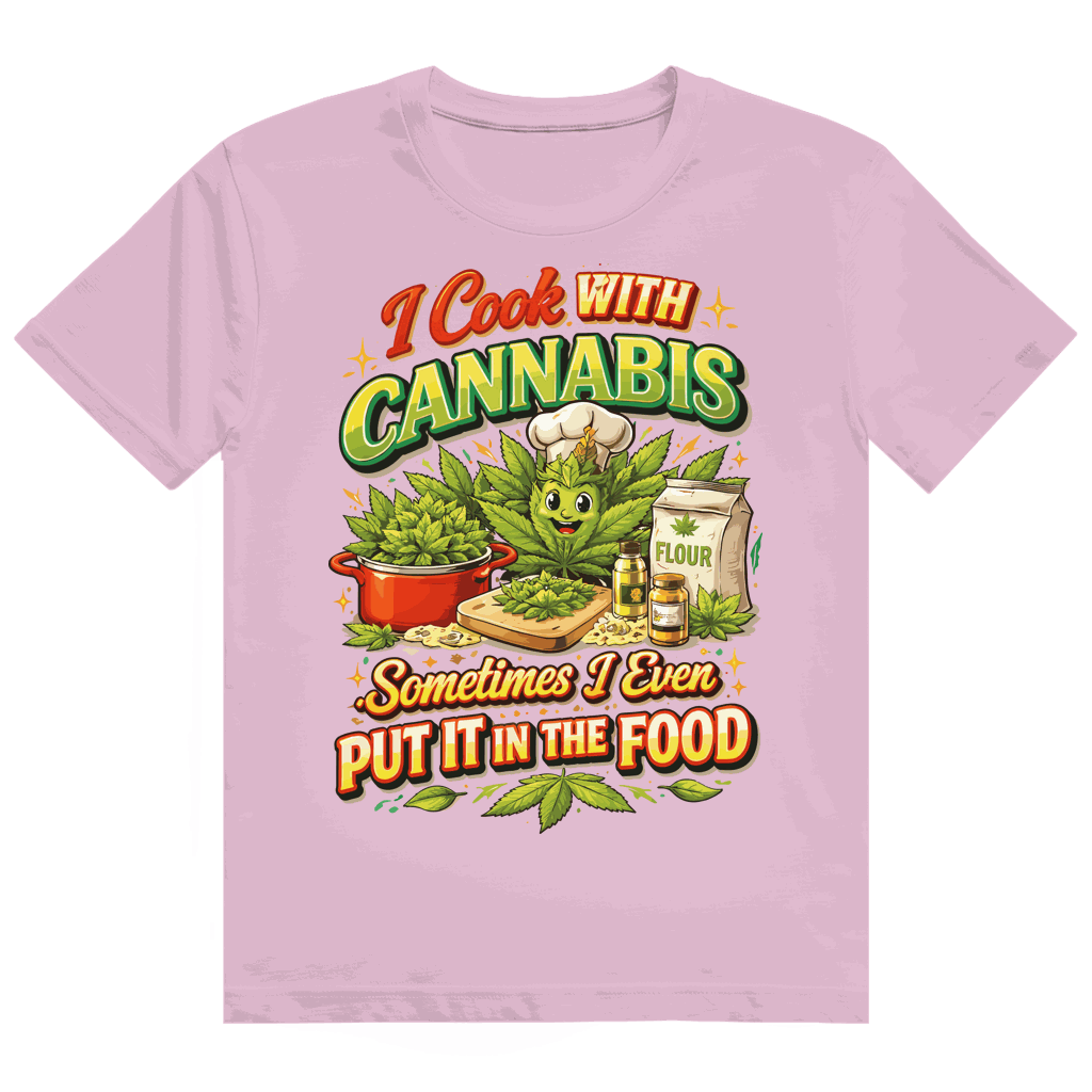 Heavy Cotton T-Shirt - I cook with Cannabis | Division420®