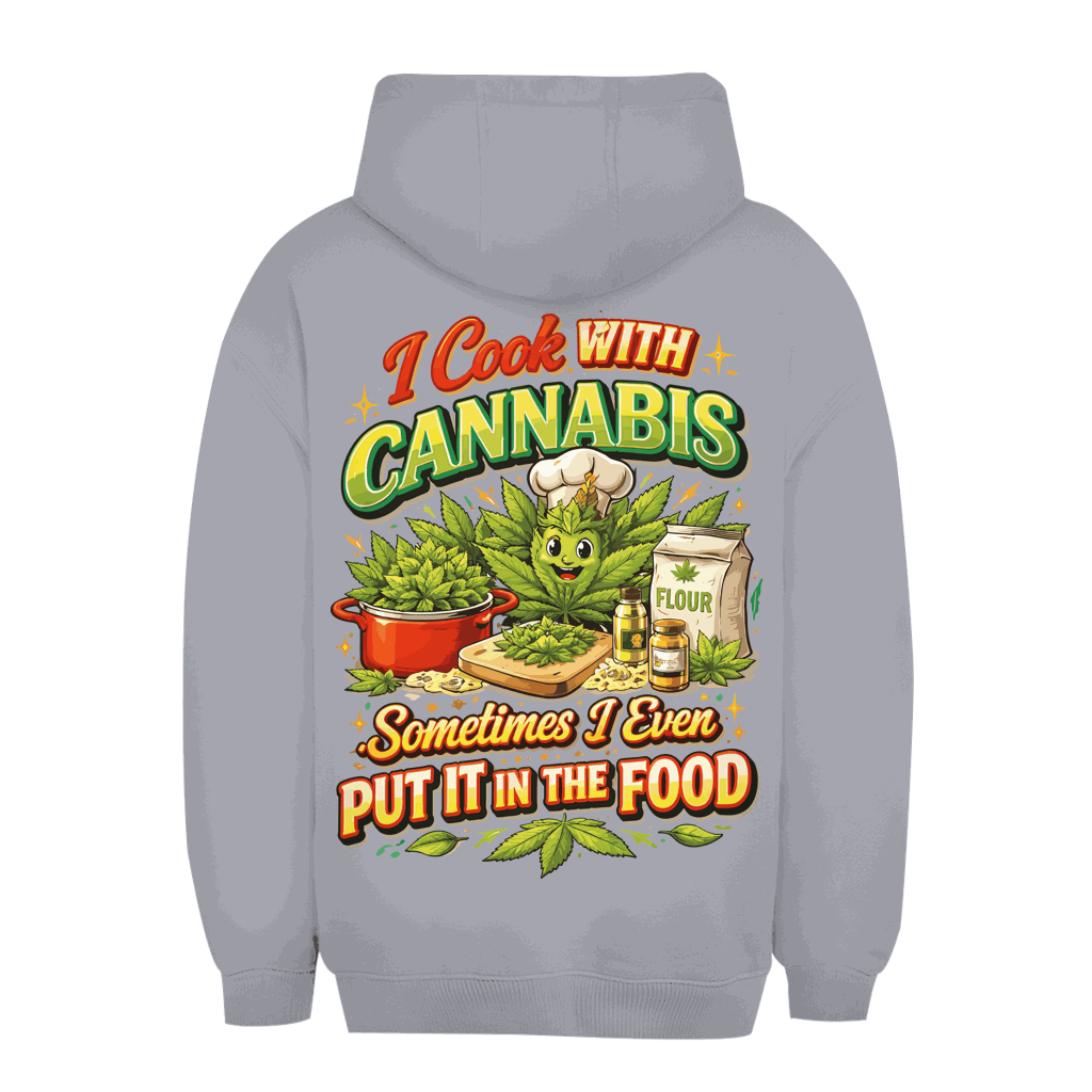 Unisex Oversize Hoodie - I cook with Cannabis | Division420®