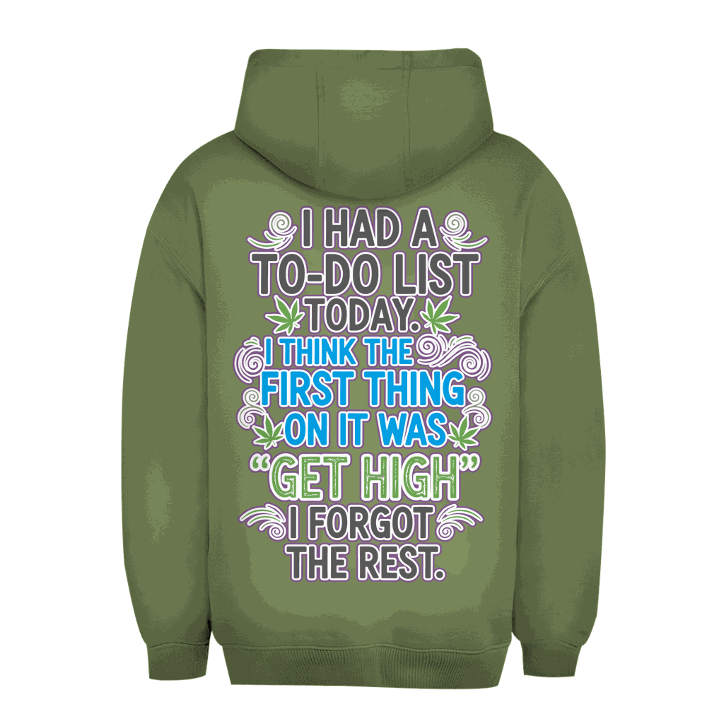 Unisex Oversize Hoodie - I had a to-do list today. | Division420®