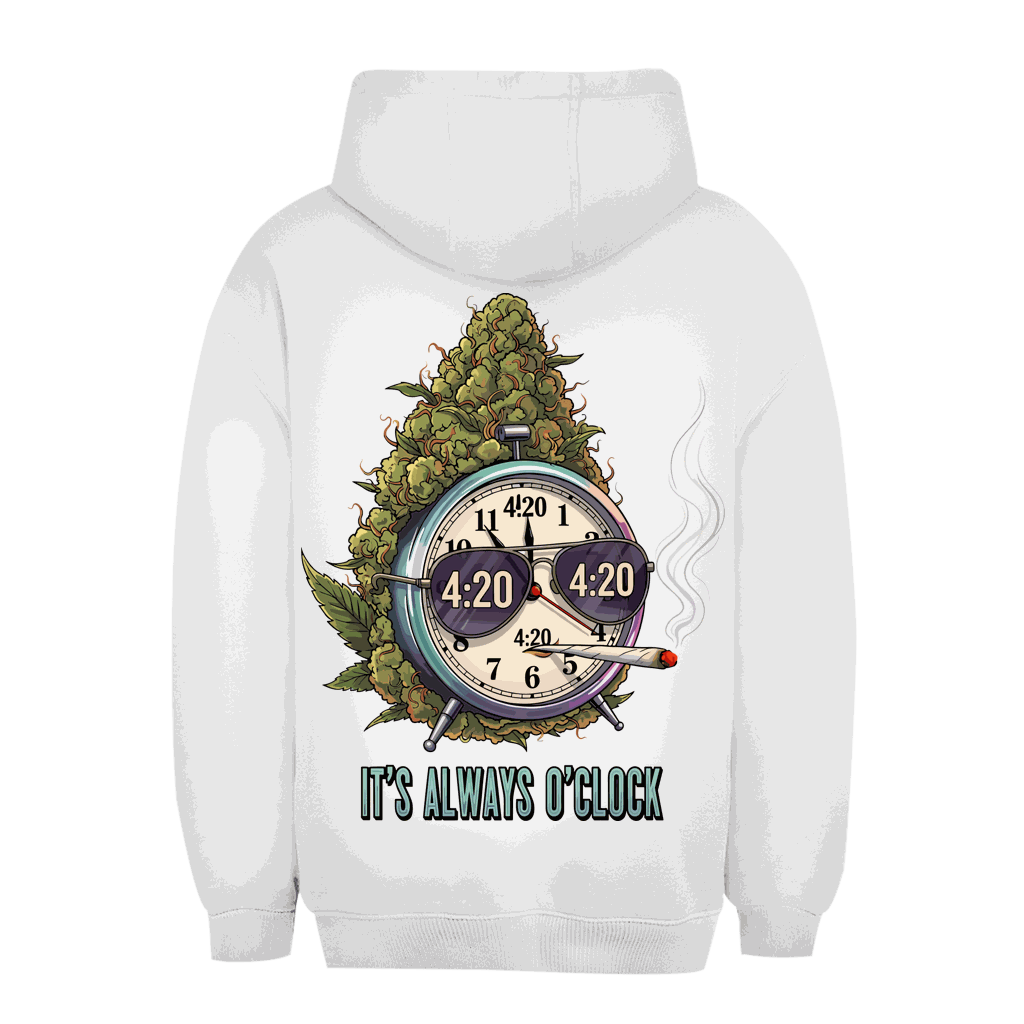 Unisex Oversize Hoodie - It is always o clock | Division420®