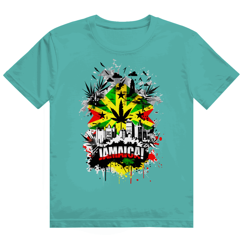 Heavy Cotton T-Shirt - Jamaica Art Print | Division420®