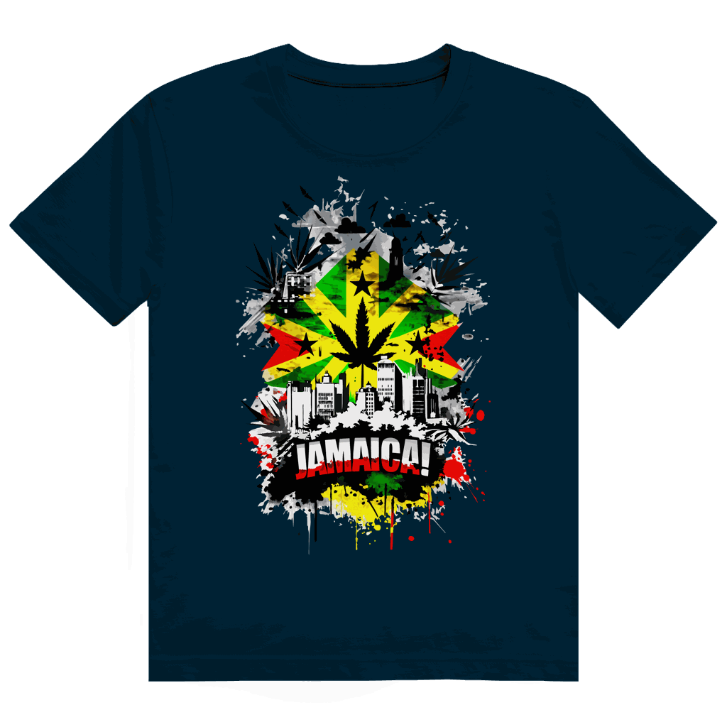 Heavy Cotton T-Shirt - Jamaica Art Print | Division420®