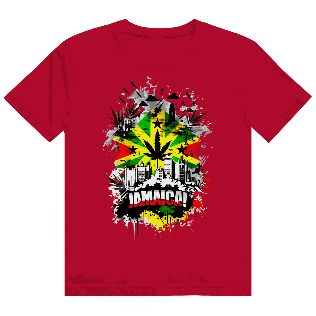 Heavy Cotton T-Shirt - Jamaica Art Print | Division420®
