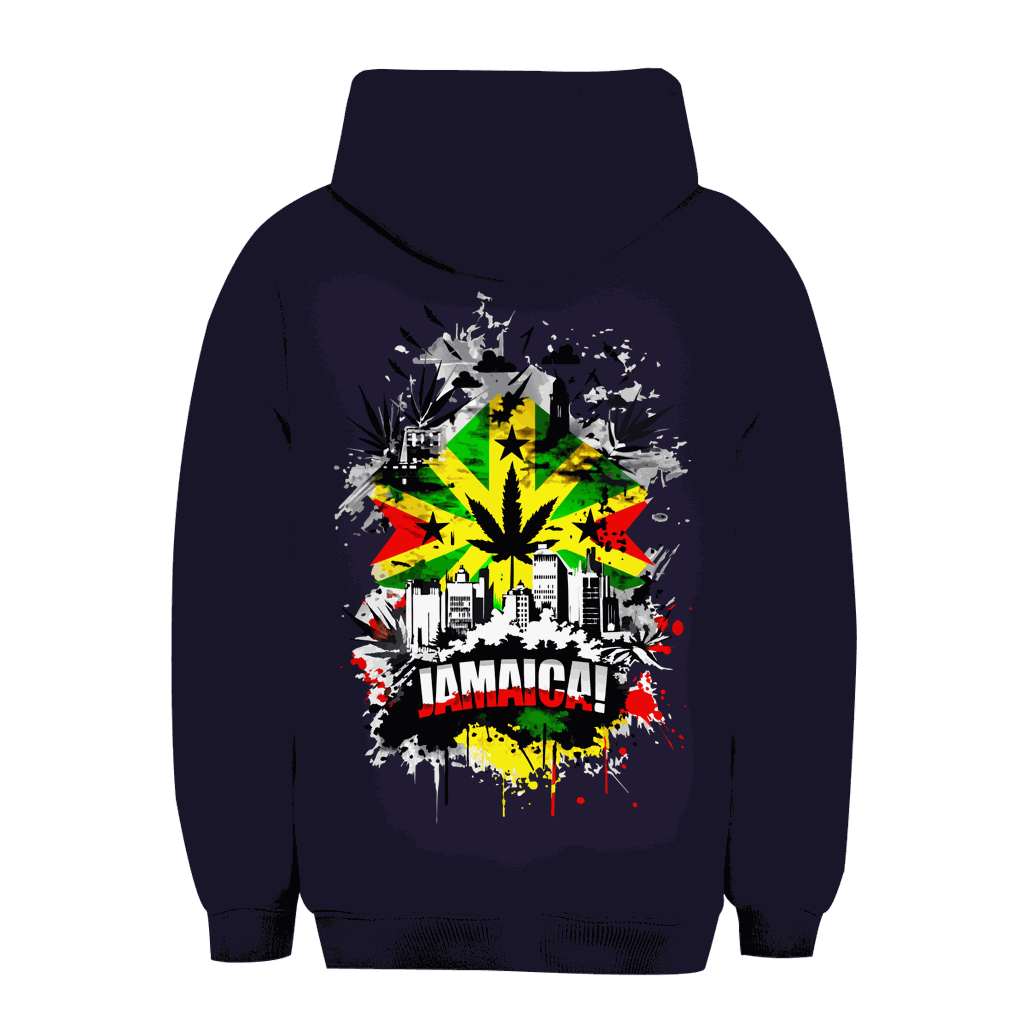Unisex Oversize Hoodie - Jamaica Art Print | Division420®