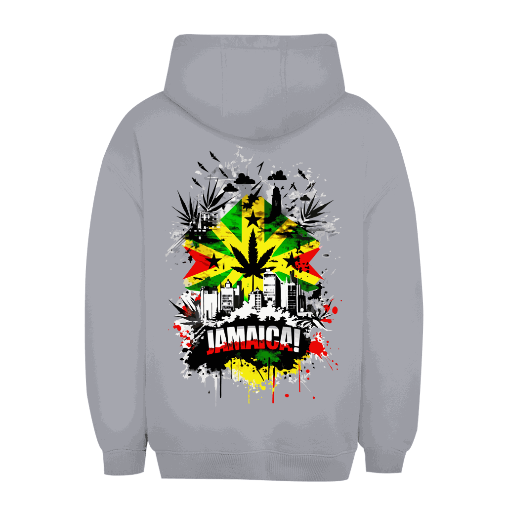 Unisex Oversize Hoodie - Jamaica Art Print | Division420®