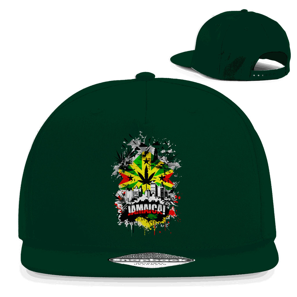Snapback Rapper Cap - Jamaica Art Print | Division420®