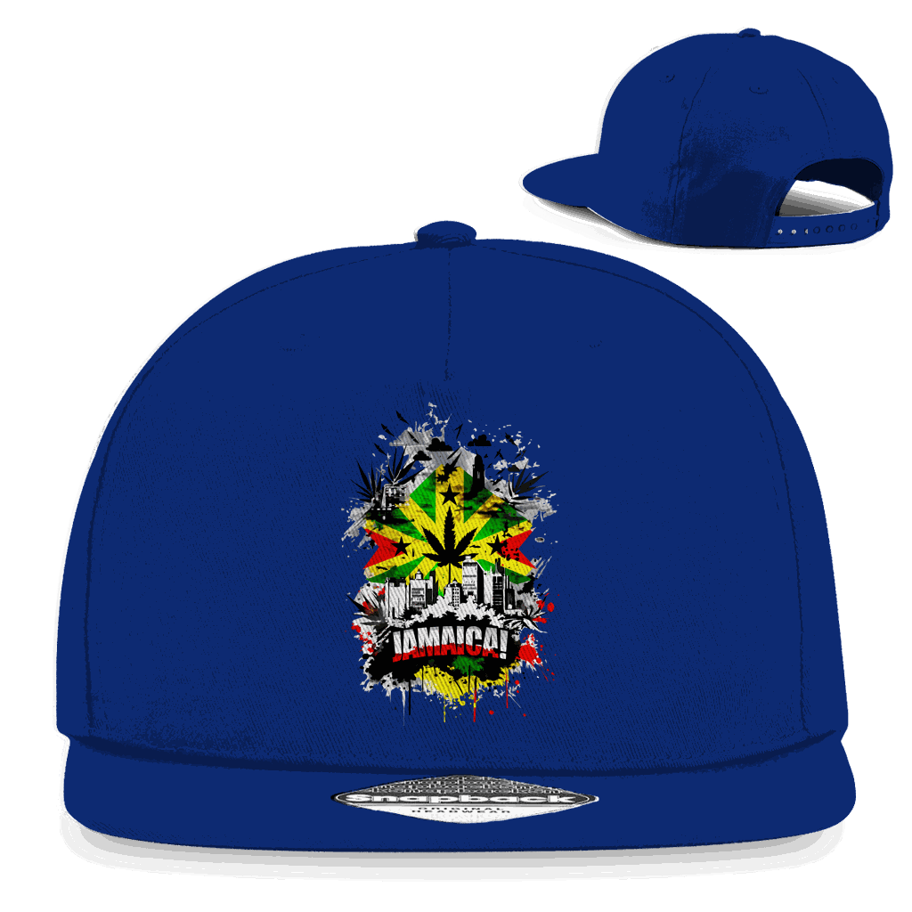Snapback Rapper Cap - Jamaica Art Print | Division420®