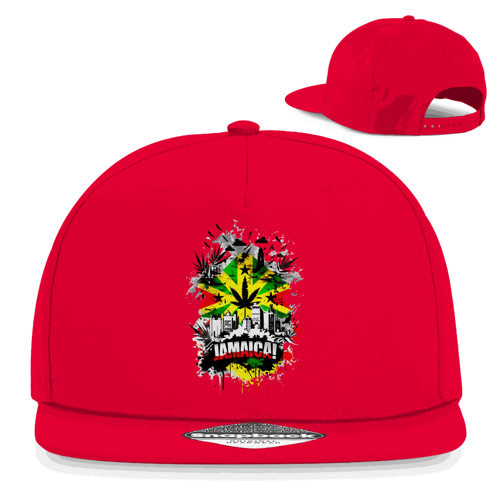 Snapback Rapper Cap - Jamaica Art Print | Division420®