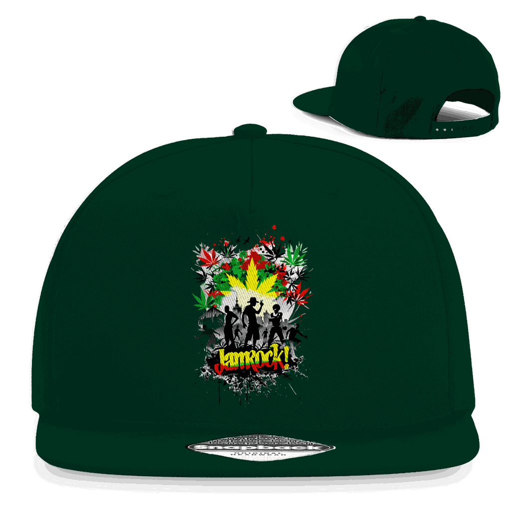 Snapback Rapper Cap - Jamrock | Division420®