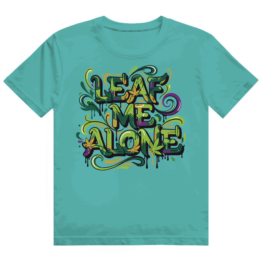 Heavy Cotton T-Shirt - Leaf me alone | Division420®