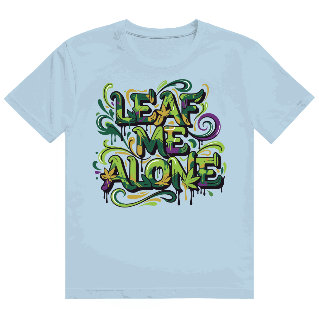 Heavy Cotton T-Shirt - Leaf me alone | Division420®