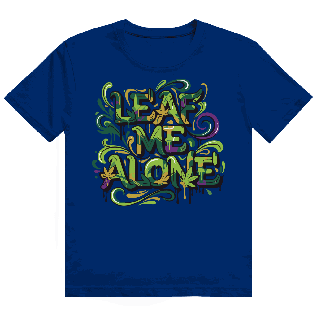 Heavy Cotton T-Shirt - Leaf me alone | Division420®