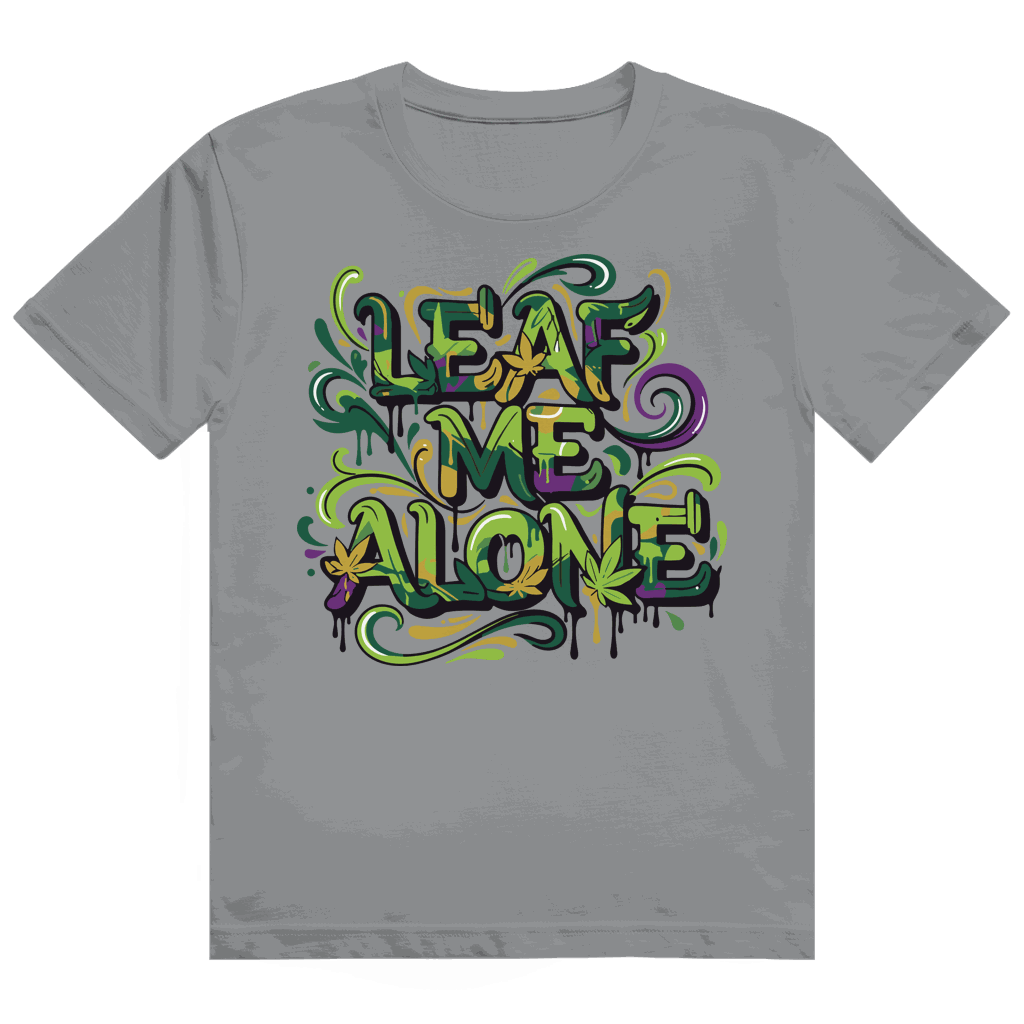 Heavy Cotton T-Shirt - Leaf me alone | Division420®