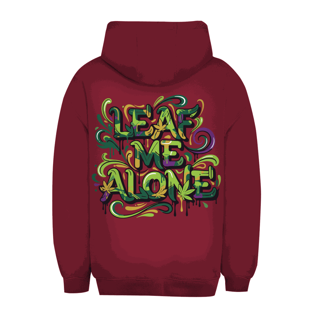 Unisex Oversize Hoodie - Leaf me alone | Division420®