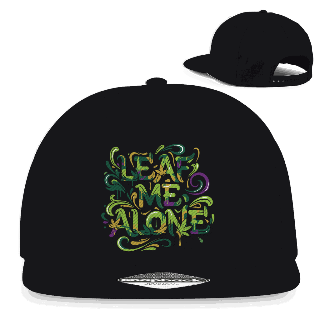 Snapback Rapper Cap - Leaf me alone | Division420®