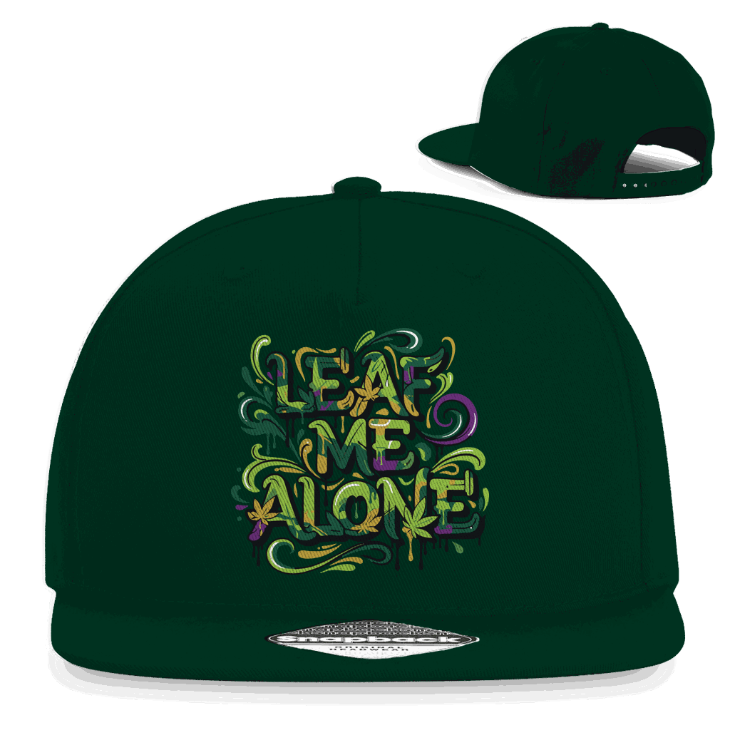 Snapback Rapper Cap - Leaf me alone | Division420®