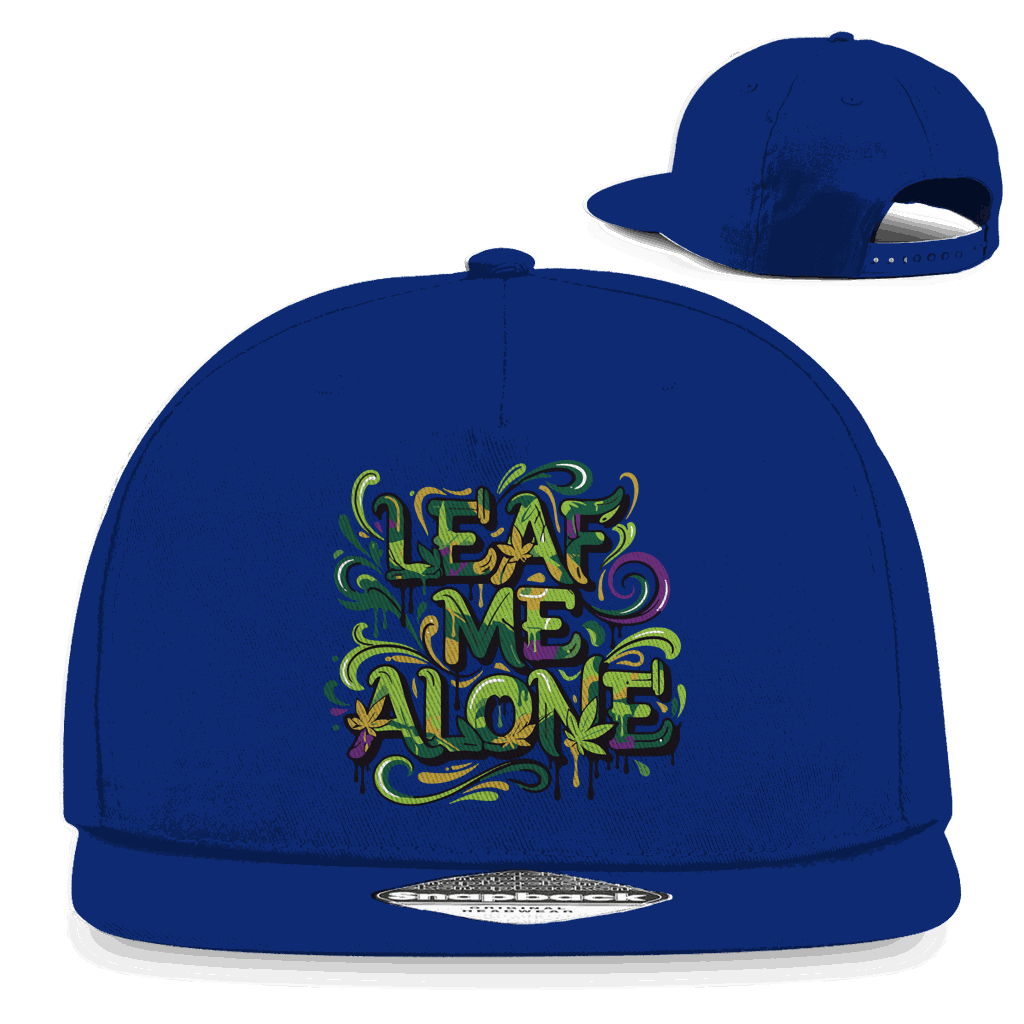 Snapback Rapper Cap - Leaf me alone | Division420®