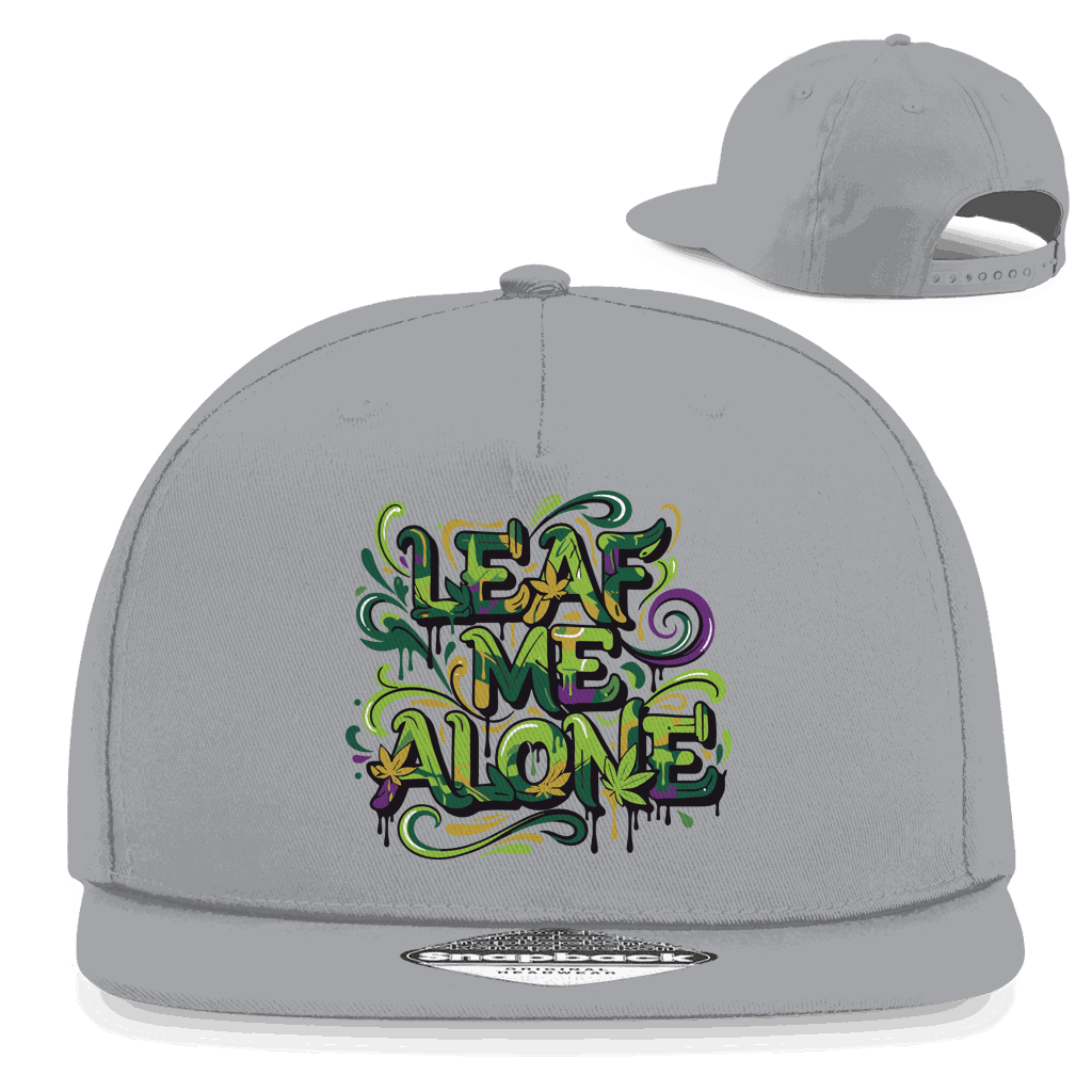 Snapback Rapper Cap - Leaf me alone | Division420®