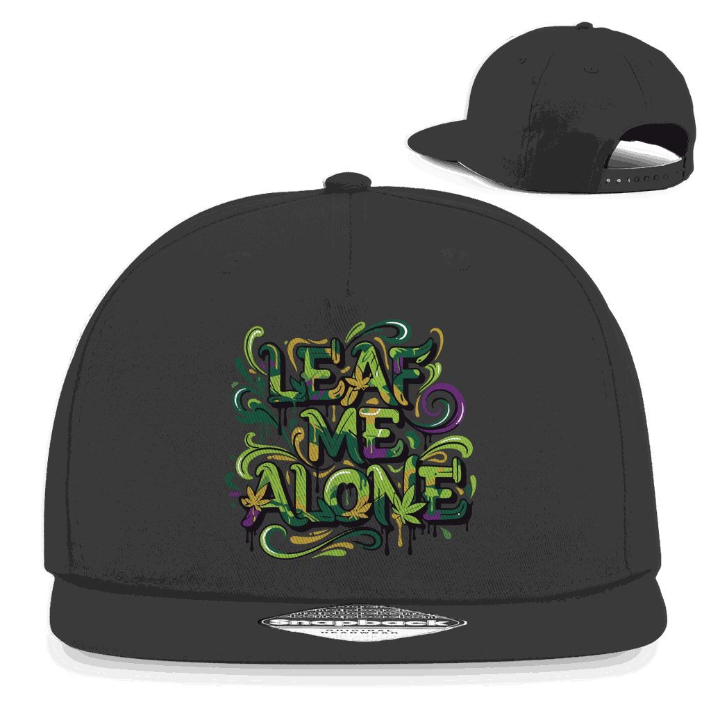 Snapback Rapper Cap - Leaf me alone | Division420®